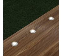 Lindby Gracelle lampe encastrable LED par 3, ronde, gris, Aluminium, Moderne, Spot encastrable dans le sol LED