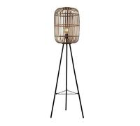 Lindby Lampadaire Bois Canyana (Traditionnel) en Marron e. a. pour Salon & Salle à manger (1 lampe,à E27), Sur Pied Lampe a de Sol