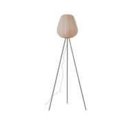 Lindby Lampadaire Tissu Helin (Scandinave) en Beige Textile e. a. pour Salon & Salle à manger (1 lampe,à E27), Sur Pied Lampe a de
