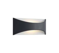 Lindby LED Applique Exterieur Mathea (Moderne) en Noir Aluminium (1 lampe,à), Murale Luminaire Lampe Jardin Eclairage d’exterieur