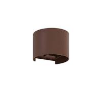 Lindby LED Applique Exterieur Nivar (Moderne) en Marron Métal (1 lampe,à), Murale Luminaire Lampe Jardin Eclairage d’exterieur