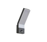 Lindby LED Applique extérieure Korvik (Moderne) en Noir Aluminium (1 lampe,à), pour mur extérieur/façade de maison terrasse und balcon