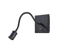 Lindby LED Applique Murale Mayar (Moderne) en Noir Métal e. a. pour Chambre à coucher (1 lampe,à), Lampe Eclairage Luminaire Mural