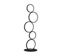 Lampadaire LED Jacek Lindby, noir, Salon / Salle à manger, Métal, Moderne, Lampadaire LED