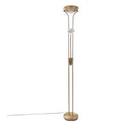 Lindby LED Lampadaire Josefin à intensité variable (Moderne) en Bronze Métal e. a. pour Salon & Salle manger (à 2 lampes,), lampe sur pied de salon lampadaire éclairage indirect