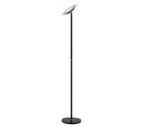 Lindby LED Lampadaire Malea à intensité variable (Moderne) en Noir Métal e. a. pour Salon & Salle manger (1 lampe,à), Sur Pied Lampe a de Sol