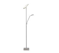 Lindby LED Lampadaire Sumani à intensité variable (Moderne) en Gris Métal e. a. pour Salon & Salle manger (à 2 lampes,), Sur Pied Lampe a de Sol