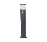 Lindby LED Luminaire extérieur Obri (Moderne) en Noir Inox (1 lampe,à), Borne lumineuse luminaire pour socle