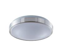 Lindby LED Plafonnier Emelie (Moderne) en Gris Aluminium e. a. pour Salon & Salle à manger (1 lampe,à), Eclairage Lampe Luminaire Plafond Eclerage Interieur