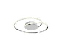 Lindby LED Plafonnier Joline (Moderne) en Argent Métal e. a. pour Salon & Salle à manger, Eclairage Lampe Luminaire Plafond Eclerage Interieur