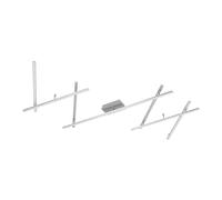 Plafonnier LED Kerem Lindby, dimmable, gris, Salon / Salle à manger, Métal, Moderne, Plafonnier LED