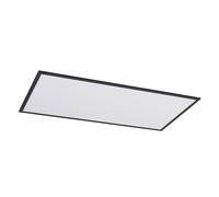 Lindby LED Plafonnier Nelios (Moderne) en Noir Aluminium e. a. pour Cuisine (1 lampe,à), Eclairage Panneau Luminaire Lampe Plafond Eclerage Interieur