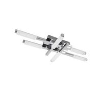 Lindby LED Plafonnier Salle De Bain Patrik (Moderne) en Argent Métal e. a. pour de bain (à 6 lampes,), WC Luminaire Lampe Plafond Eclerage