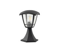 Lindby Luminaire extérieur Isidoro à intensité variable (Moderne) en Noir (1 lampe,à E27), Borne lumineuse borne luminaire pour socle