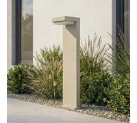 Lindby Luminaire pour socle LED Eleazar, beige, aluminium, capteur Eleazar Lindby, dimmable, beige, Aluminium, Lampe Solaire