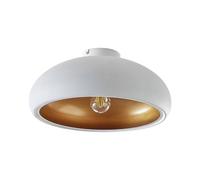 Lindby Plafonnier Gerwina à intensité variable (Moderne) en Blanc Métal e. a. pour Salon & Salle manger (1 lampe,à E27), Luminaire Lampe Plafond Eclerage Eclairage Interieur