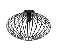 Lindby Plafonnier Maivi à intensité variable (Moderne) en Noir Métal e. a. pour Salon & Salle manger (1 lampe,à E27), Luminaire Lampe Plafond Eclerage Eclairage Interieur
