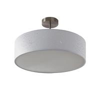 Lindby Plafonnier Tissu Umma à intensité variable (Moderne) en Blanc Textile e. a. pour Salon & Salle manger (à 3 lampes, E27) Luminaire Lampe Plafond Eclerage Eclairage