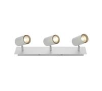Lindby Spot Joffrey à intensité variable (Moderne) en Blanc Métal e. a. pour Salon & Salle manger (à 3 lampes, GU10) Lampe encastrable plafonnier applique