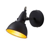Lindby Spot Julin à intensité variable (Moderne) en Noir Métal e. a. pour Salon & Salle manger (1 lampe,à E14), Lampe encastrable plafonnier applique