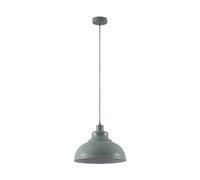 Lindby Suspension Albertine à intensité variable (Antique, Classic) en Bleu Métal e. a. pour Salon & Salle manger (1 lampe,à E27) Luminaire Lampe Plafond Plafonnier