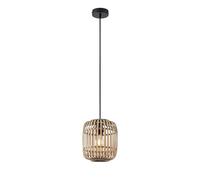 Lindby Suspension Canyana à intensité variable (Traditionnel) en Marron Bois e. a. pour Salon & Salle manger (1 lampe,à E27), bois suspension lampe plafonnier
