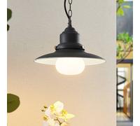 Lindby, suspension d'extérieur Roisin, anthracite, métal, Ø 32 cm Roisin dimmable, gris, Métal, Bord de mer