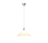 Lindby Suspension en verre Petra à intensité variable (Moderne) Blanc Verre e. a. pour Cuisine (1 lampe,à E27), Luminaire Lampe plafond Plafonnier Suspendue