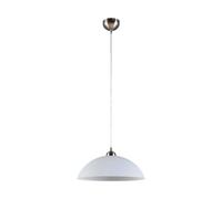 Lindby Suspension en verre Valeria à intensité variable (Moderne) Blanc Verre e. a. pour Cuisine (1 lampe,à E27), Luminaire Lampe plafond Plafonnier Suspendue