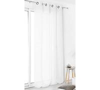 Linder 0170 /10/375FR Voile de Lin Blanc Oeillets 145 x 260 cm