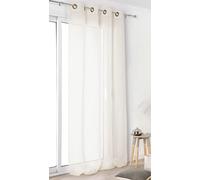 Linder 0170 /15/375FR Voile de Lin Sable Oeillets 145 x 260 cm