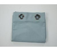 Linder 0269/40/375 Rideau avec 8 Oeillets Fusil Ronds Polyester/Lin Lavé Bleu Poudré 140 x 250 cm
