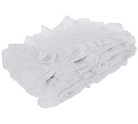 Linder 0390 /10/501 Paire de Bonne Femme Polyester Lin Blanc Passe Tringle 95 x 210 cm