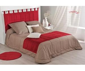 Linder 0509/29/807/160 Monaco Tête de Lit à Pattes Ouatinée Polyester/Coton Blanc 85 x 160 cm