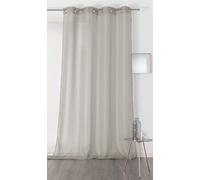 Linder 1013/90/375AB Uni Rideau à Œillets Polyester Gris Clair 145 x 240 cm