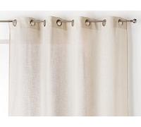 Linder 171/18/375AB Uni Voilage Polyester/Coton Beige 152 x 260 cm