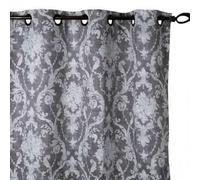 Linder 3117386 Rideau imprimé obscurcissant à œillet Polyester Gris 145 x 260 x 40 cm