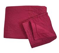 Linder 5053/67/835 Ensemble Literie Jeté de Lit/Boutis Polyester Bordeaux 180 x 240 cm