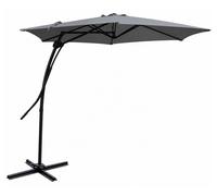 Linder Exclusiv Parasol de jardin MC2006 350 cm Gris foncé
