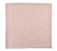 LINDER Housse de Coussin Naturelle aux CBD - Tissé et Teint en France - Motif Chevron - Style Naturel - Coloris Rouge Brique - Finition zippée - 51% Coton 28% Polyester 21% Lin - Collection Relax