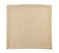 LINDER Housse de Coussin Naturelle aux CBD - Tissé et Teint en France - Motif Chevron - Style Naturel - Coloris Jaune d'or - Finition zippée - 51% Coton 28% Polyester 21% Lin - Collection Relax