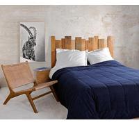 LINDER Jeté de lit Vercors Coloris Bleu Marine en 250x260cm