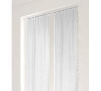 Linder Paire de Vitrage Linette 100% Polyester Blanc 55x200
