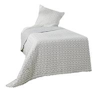 Linder Plaid Doux, Polyester, Gris, 180x240 cm