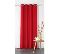Linder Rideau Double Natte Non feu M1-135x240cm - Rouge