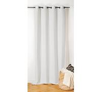 LINDER Rideau Isolant Thermique et obscurcissant Inuit Blanc AZURÉ Finition œillets Canon de fusil140x260cm