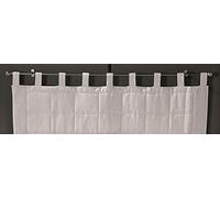 Linder tête de lit à Pattes Firenze Effet Velour Coloris Blanc cassé en 160x70cm