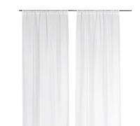 Linder Vitrage uni Polyester Ecru 180 x 45 cm