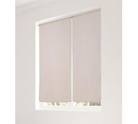 LINDER Voilage Paire de Vitrage - Passe Tringle - Blanc Cassé - 60x140cm - 100% Polyester - Certifié Oeko -TEX - Tissé et Teint en France - Collection Etamine Givrée