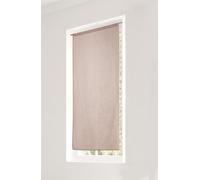 LINDER Voilage Vitrage - Passe Tringle - Taupe clair - 70x200cm - 100% Polyester - Certifié Oeko -TEX - Tissé et teint en France - Collection Etamine Givrée